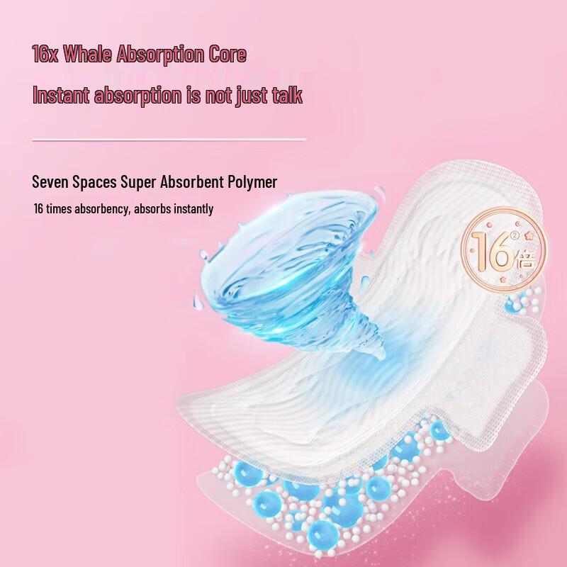 Seventh Sense Baumwolle Damenbinde Tag & Nacht 76-Stück Set