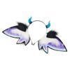 Halloween demon elf animal ear headdress, exaggerated animal ear plush hair accessories