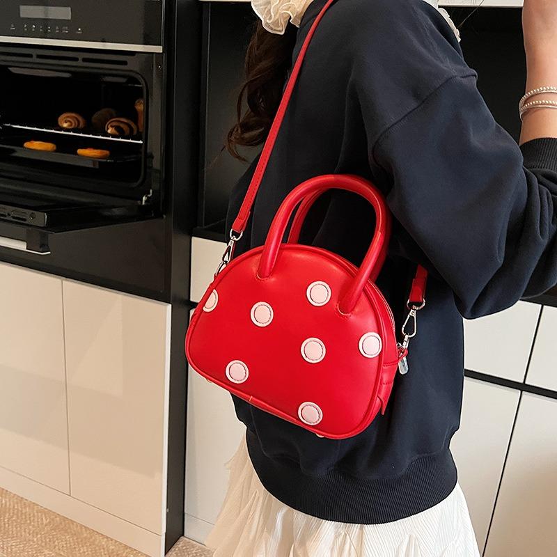 Polka Dot Small Bag Women's Summer New High-end Handbag Shoulder Messenger Bag