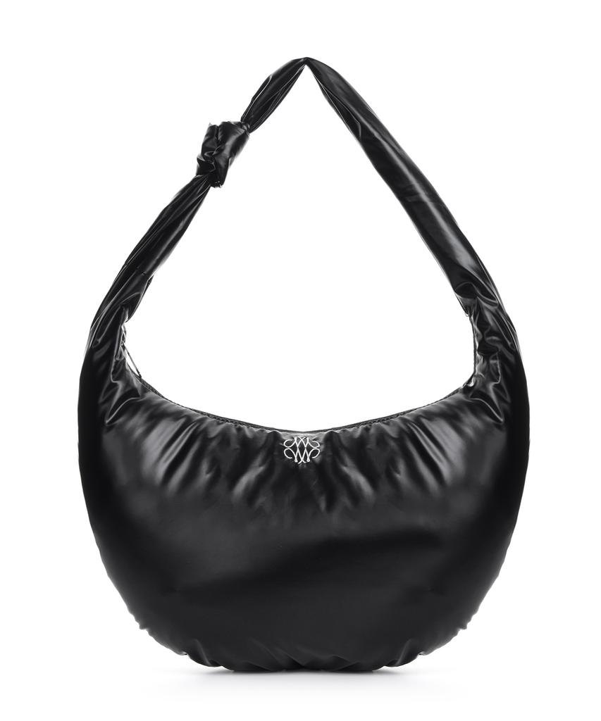 Nick&Nicole Nicole Glossy Shoulder Knot Bag_Black