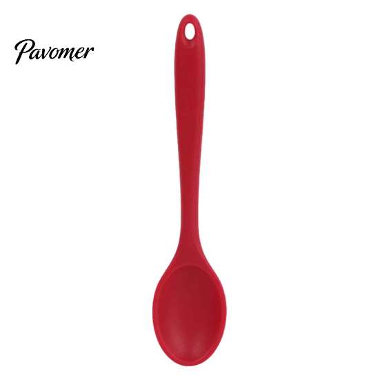 Versatile Salad Mixing Spoons Silicone Serving Spoon, Heat Resistant Non-stick Kitchen Utensil, Utensils Ergonomic Anti-slip Handle Kitchenware