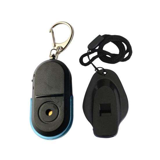 Fluier localizator chei cu senzor audio Găsire ușoară a cheilor Echipament anti-pierdere Duritate ridicată Lumină de noapte Localizator chei