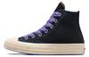 Chuck 70 High 'Ribbon Laces - Black Blue Flame'