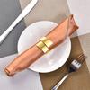 Gilded Napkin Ring Zinc Zinc Alloy Metal Wedding Towel Rings Durable Napkin Holder  Party