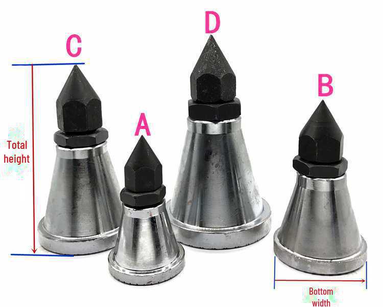 Adjustable Mold Screw Jack Pad with Four Flat Head Types ABCD