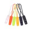 3Pcs Multifunctional Outdoor Survival Whistle Zipper Head Diy Sewing Accessories Wild Field Emergency Signal Cord Pullers