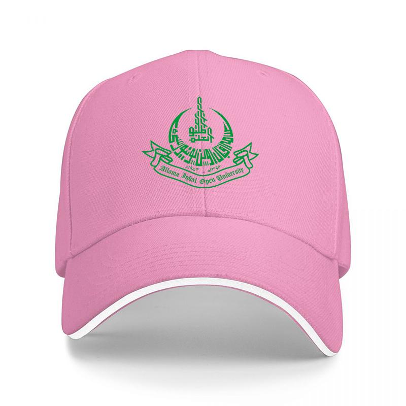 Grüne Kappe mit schwarzem Baseball-Design und weißem Rand für Freizeit und Outdoor-Aktivitäten