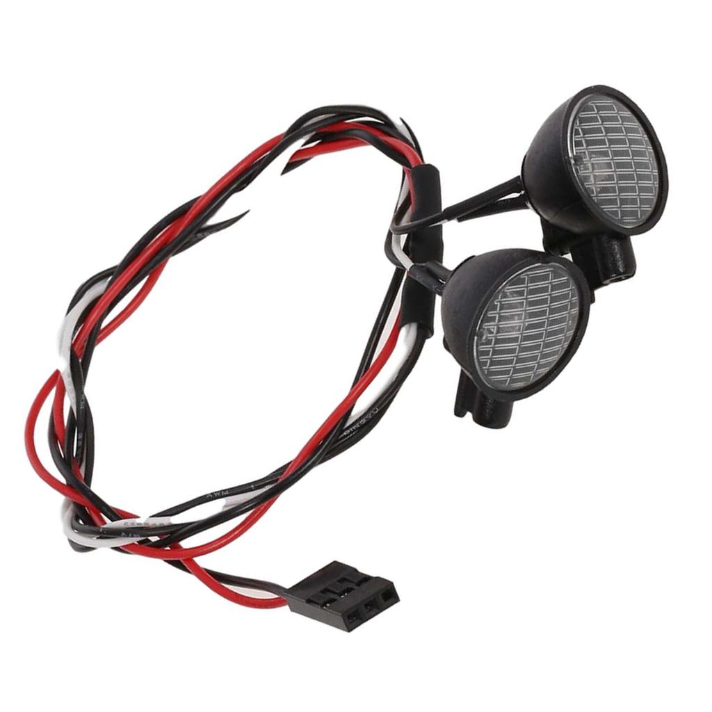 2pcs RC Car LED Light Kit with Lampshade White Lights 5.5 11V RC Decoration Common LEDs RC Accessories