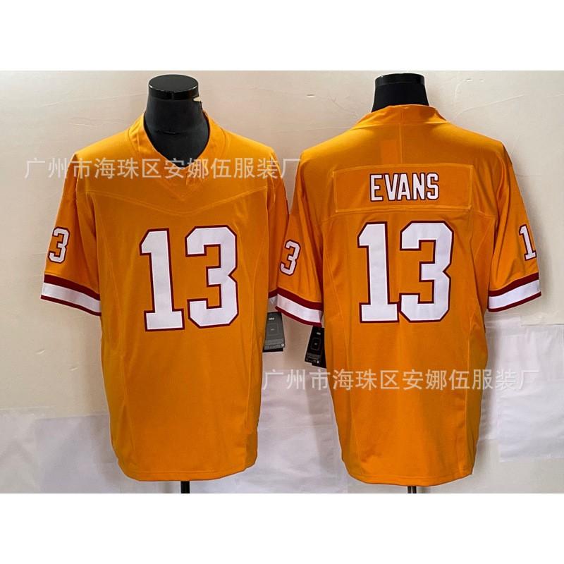 Mens Tampa Bay Buccaneers NFL Football Jersey 13 NS 6 Mayfield 54 David Retro Style Cotton Blend Sport Shirt