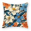 Office Sofa Car Cushion Cover Plant Flower Cat Pattern Luxury Home Decor Pillow Cover