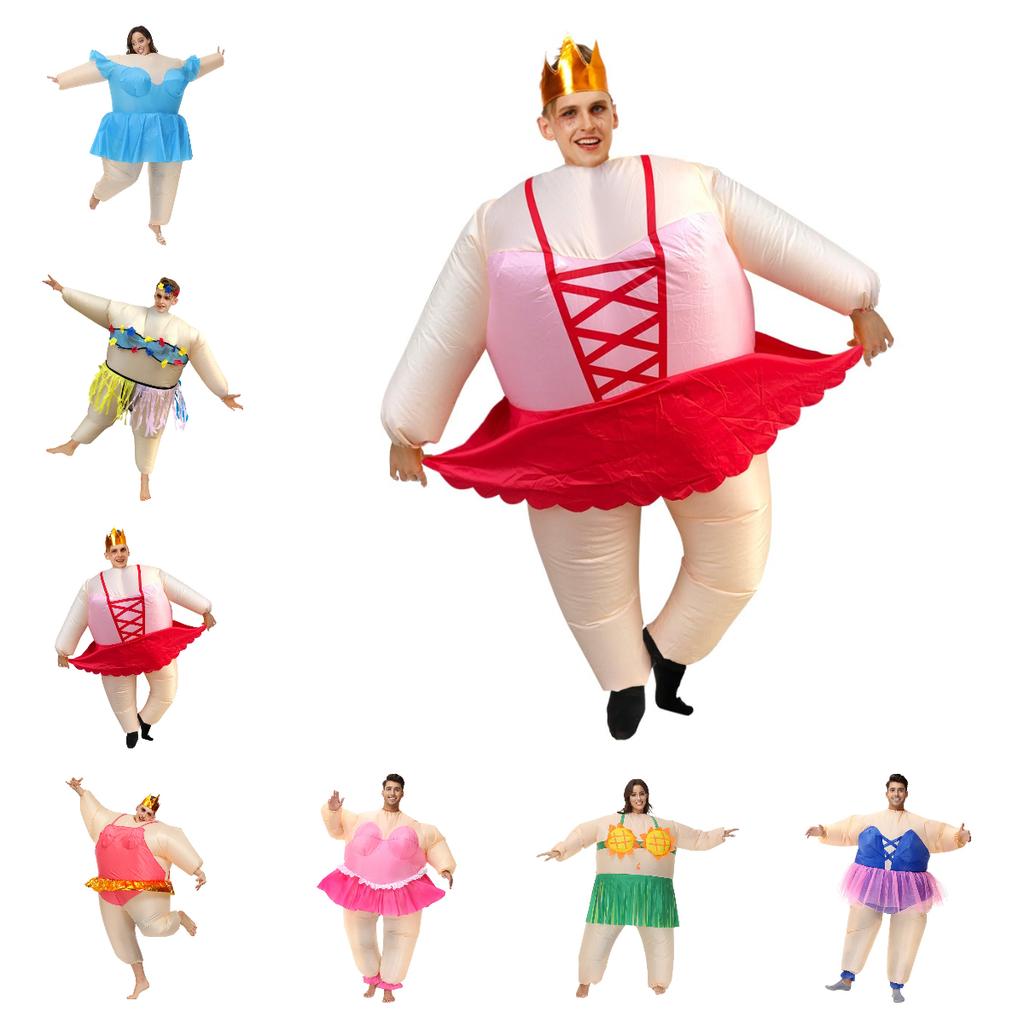 Costume Clothing Inflatable Adults Ballet Dancer Makeup Stage Performance Prop