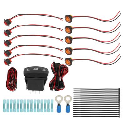 Turn Signal Rocker Switch ATV UTV Turn Signal Flasher Relay Harness Replacement for Polaris Ranger RZR DC12V