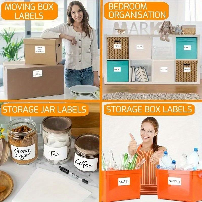 Self adhesive blank label stickers