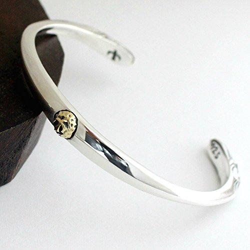 Carmelo: Men's Native American Eagle Bangle Bracelet in Silver (925)