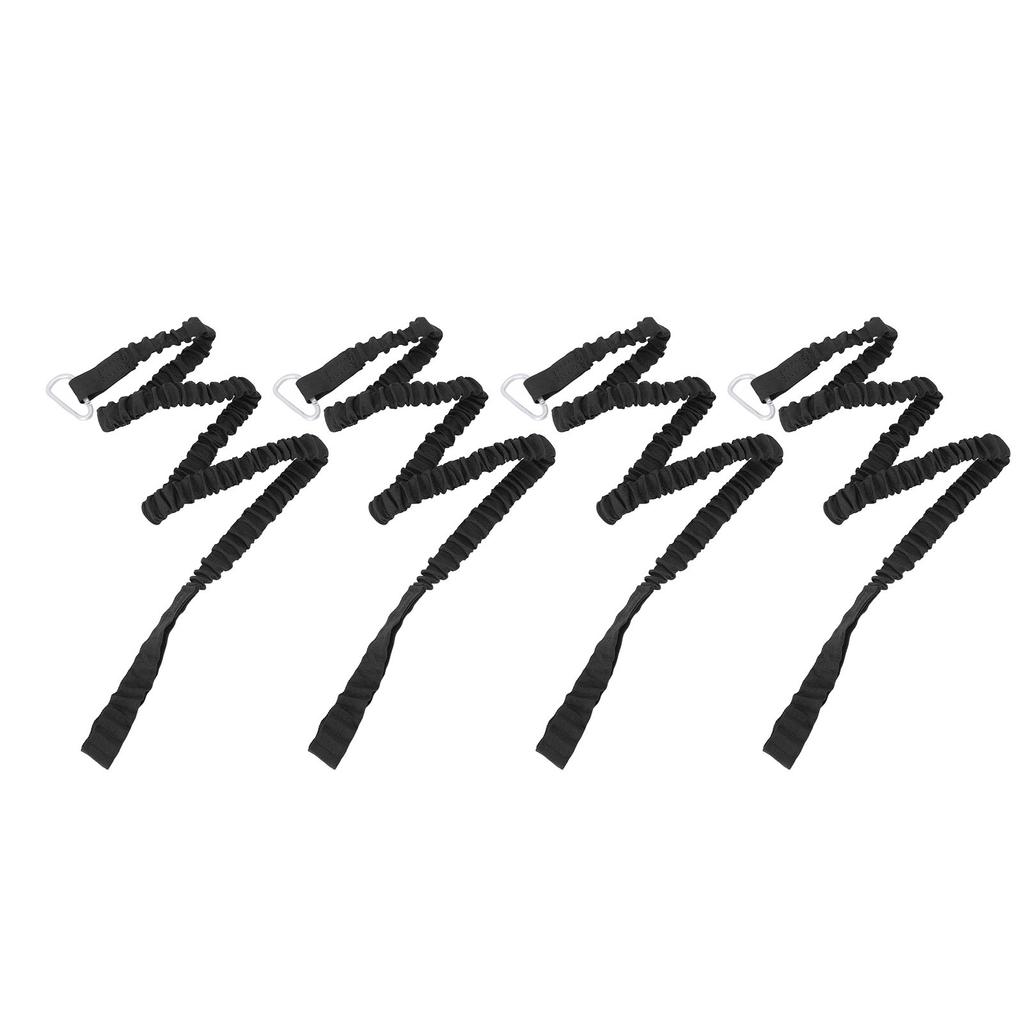 4Pcs Kayak Paddle Rope Super Stretchy Anti Lost Portable Nylon Canoe Paddle Leash for Drifting