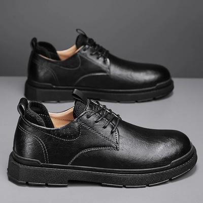 Genuine Leather Men Casual Shoes Lace Up Spring Autumn Man Footwear Black Brown Male Shoes For Men Designer Shoes Formal Oxfords