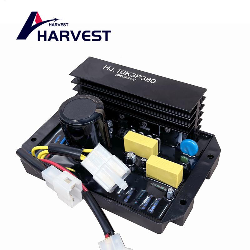 HJ.10K3P380 Three Phase AVR diesel Generator Automatic Voltage Regulator Stabilizer Gas Control Module 10KW 20KW 7 wires