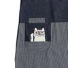 Kusguru Japan Side Button Dyed Denim Nekomaruke Navy Sizes Apron, Style, (Cat) 2510015, Blue, M-L