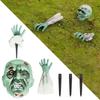 Skeleton Coming Out Of Ground Ground Breaker Skeleton 3 Pieces Realistic Skull For Pathway Lawn Garden Front Door Yard Fence