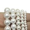 Die Perlmutt-Muschelperlen, runde Abstandsperlen für die Schmuckherstellung, DIY-Halsketten, Armbänder, Ohrringe, Zubehör
