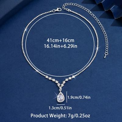 Fashionable, Light Luxury, Minimalist, Popular Jewelry, Short Necklaces, Rhinestones, Hot Selling Wedding Women's Jewelry