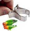 Animals Fruit Stainless Steel Cage Accessories Clip Feeding Clamp Bird Food Holders Parrot Feeder