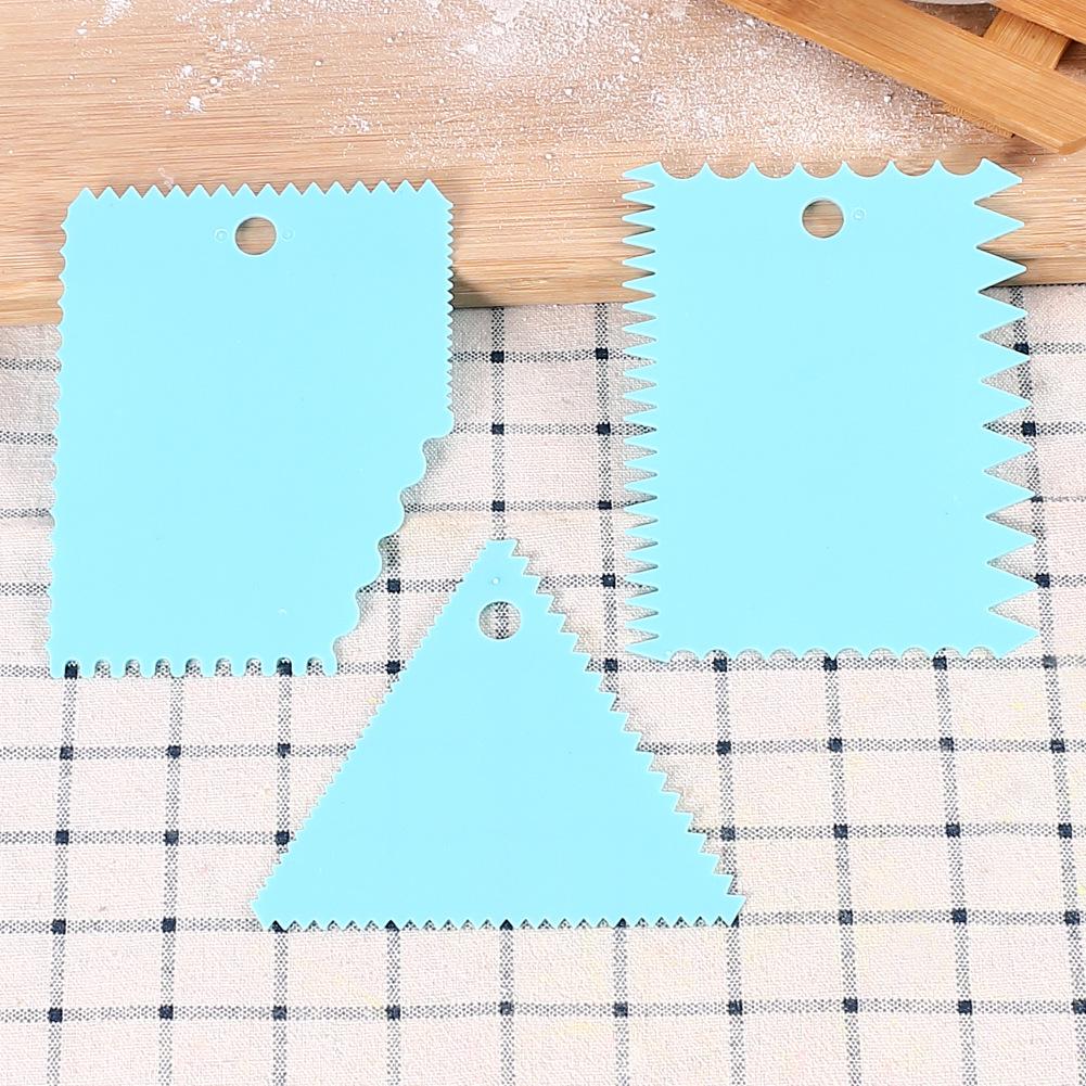 Multifunctional Cake Scraper Set: 6-Piece and 3-Piece Triangular & Cream Scrapers