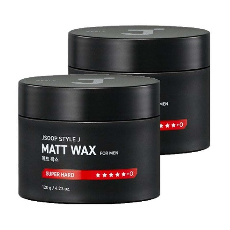 JSOOP Style J Super Hard Matt Hair Wax For Men 120g*1Pc/2Pcs