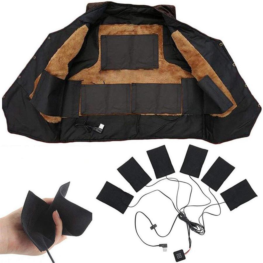 

1 Комплект Электрических Греющих Падов 8,5 Вт Для Вождения Зимой, Термоодежда, Грелка для Куртки с Подогревом, Мобильное Согревающее Оборудование, Переключатель Для DIY Одежды с Подогревом