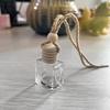 Rectangular Car Pendant Air Freshener Refillable Essential Oil Bottle