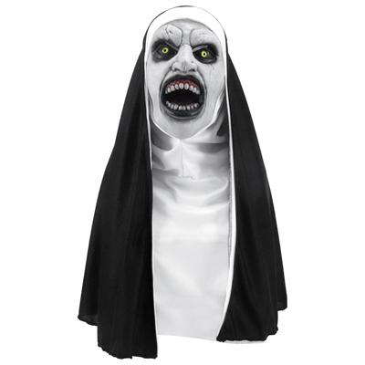 Halloween Eng Zuster Masker Volledig Hoofd Latex Masker Realistisch Griezelig Eng Feest Cosplay voor Volwassenen