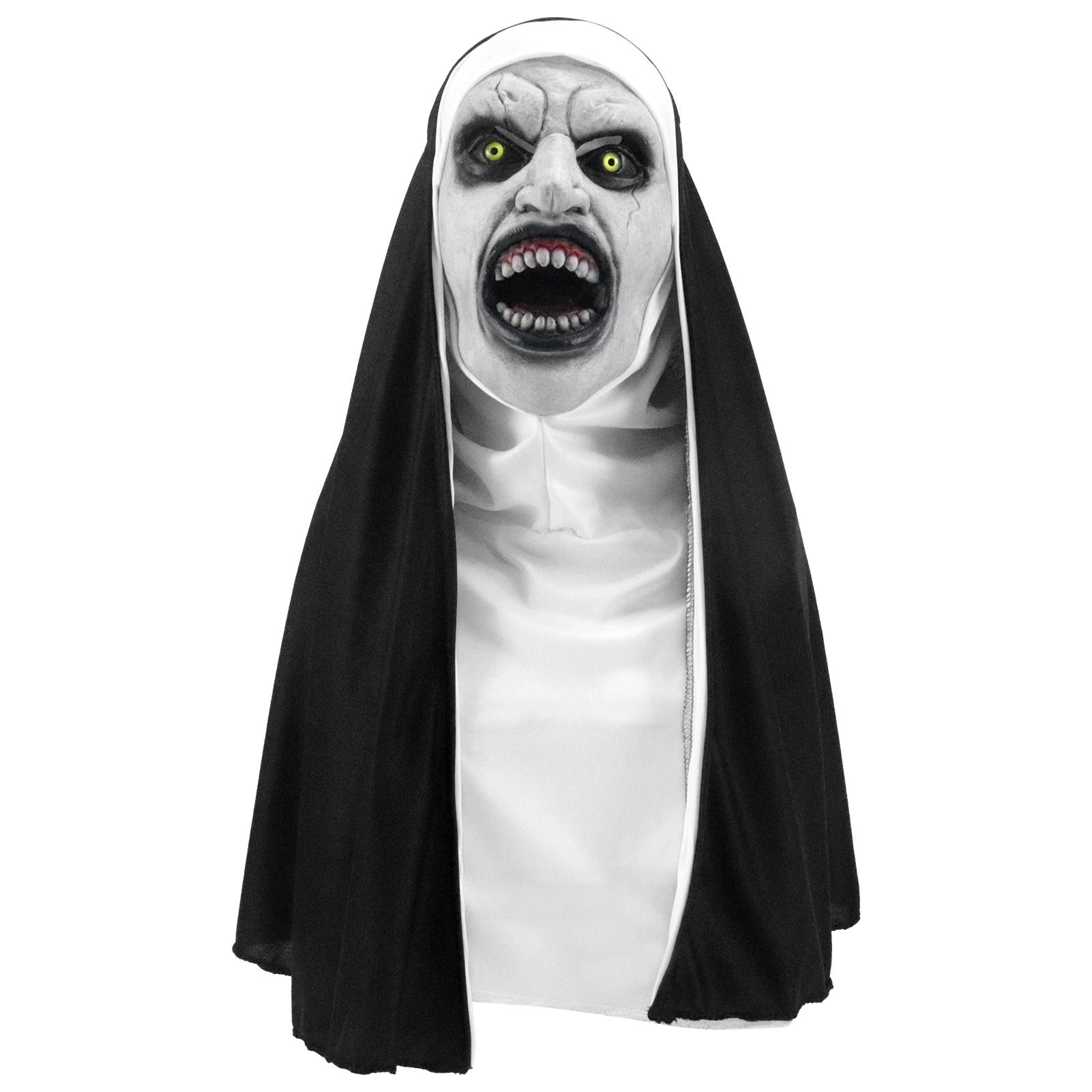 Halloween Scary Nun Mask Full Head
