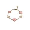 High-end Lucky Four-leaf Clover Bracelet Light Luxury High-end Temperament Hand Jewelry Fashion Design Jewelry