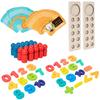 Kids Educational Wooden Math Toy With Number Recognition And Practice Arithmetic