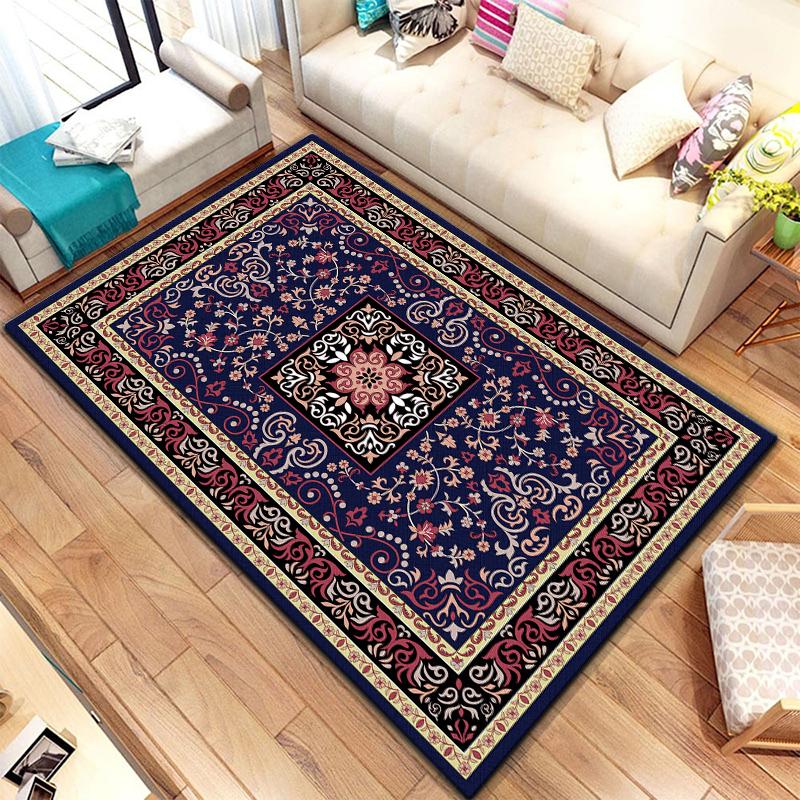European Style Printed Pattern Non-slip Rug Baby Play Crawl Floor Yoga Mat Living Room Carpet Decoration Tapestry alfombrilla