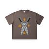 260 GSM Double Yarn 32 Count 100% Cotton Demon Slayer V65 Uzui Print Unisex Heavy Cotton T Shirt