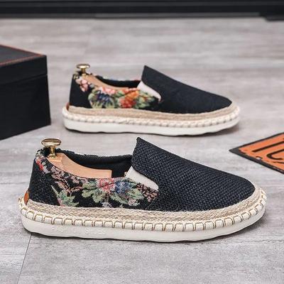 Fashion Canvas Shoes Spring and Summer New Men's Shoes Fashion All-match Casual Breathable Fisherman 2025