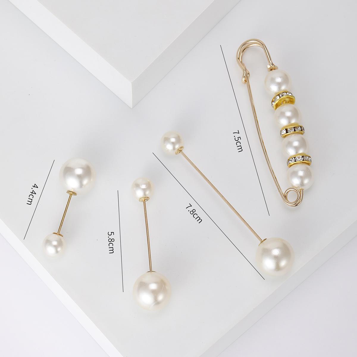 

Элегантная брошь из сплава темперамент, простая женская одежда, корсаж, антибликовый жемчужный жемчуг