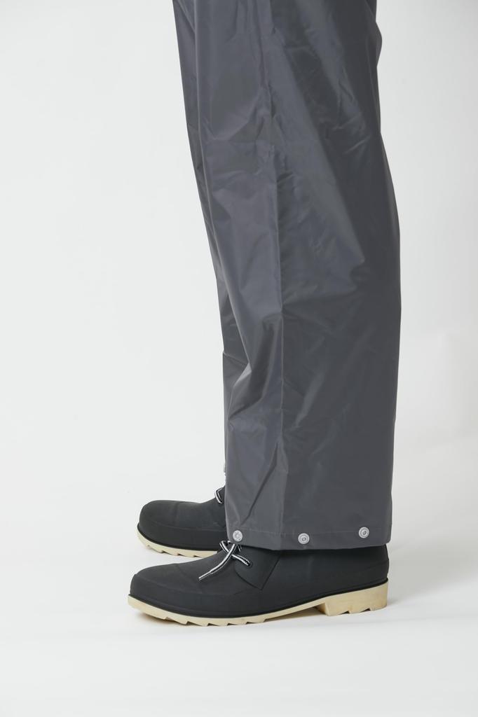Rainwear Top and Bottom Fully Lining Defend LL [Winter Cherry] Set, Waterproof, Mesh, Rainsuit, Men's, Black,