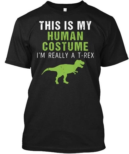 Funny Im Really A Rex Dinosaur Halloween Costume T-Shirt Made in USA S to 5XL 2XL