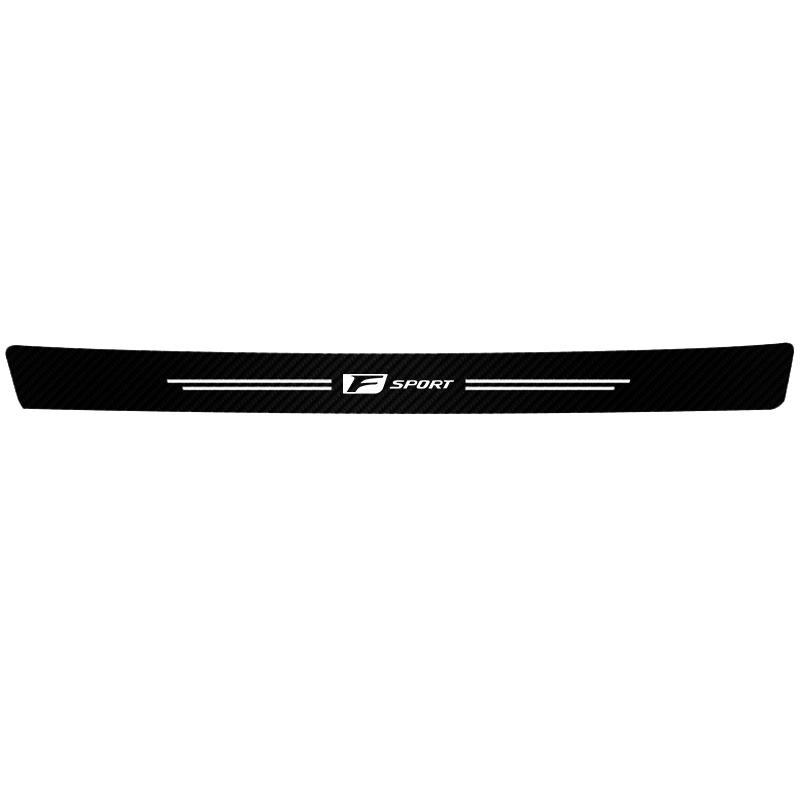 1/4/5Pcs Car Door Sill Scuff Plate Decor Carbon Fiber Stickers For Lexus ES350 IS350 LS400 330 IS300h 400h GS300 LX570 LS460 AEH1