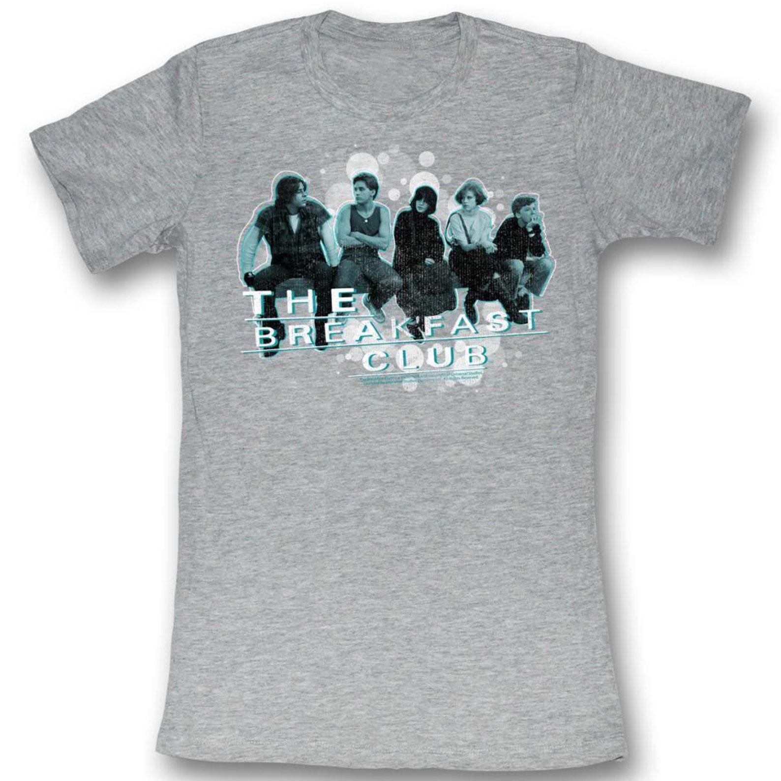 Breakfast Club Bubbles Gray Junior Women s T-Shirt 4XL