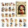 Call Duck Advent Calendar 2025 24 Days Surprise Christmas Countdown Calendar with 24 Acrylic Duck Ornaments Gifts for Toddlers Boys Girls