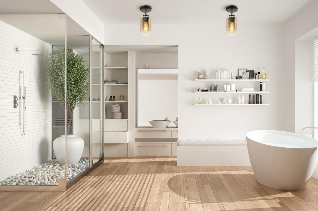 MODERN CEILING LAMP, GLASS Sconce