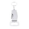 3 In 1 Keychain Beer Bottle Opener Stainless Steel Portable Red Wine Beer Bottle Opener Foil Cutter  Kitchen Tool