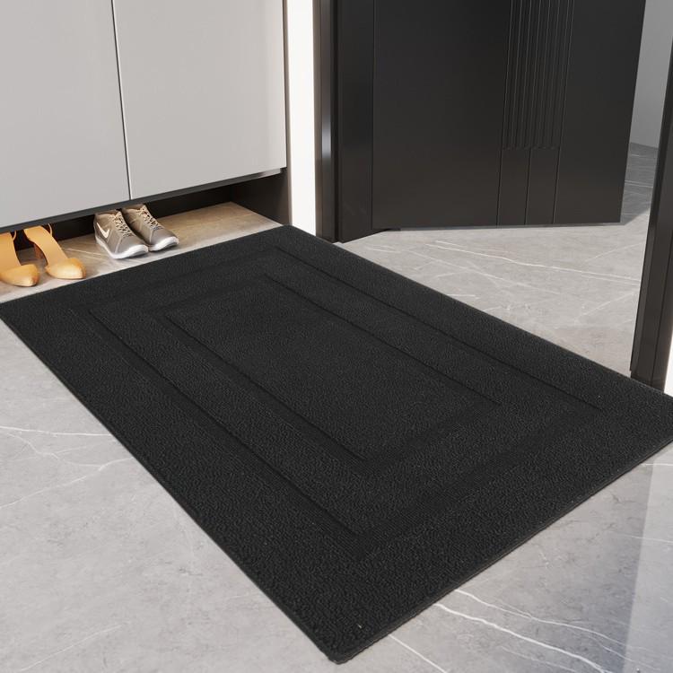 L-Shaped Waterproof & Oil-Proof Polypropylene Kitchen Mat - Non-Slip Hui Pattern
