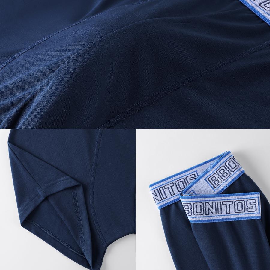 4 Pieces/pack Mens Polyester Boxer Briefs Letter Belt Men's Panties New Boxers Underwear For Man Shorts Sexy Men Underpants