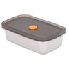 Food Storage Containers with Lids Airtight 304 Stainless Steel and PP Stackable Metal Food Containers for Meal Prep