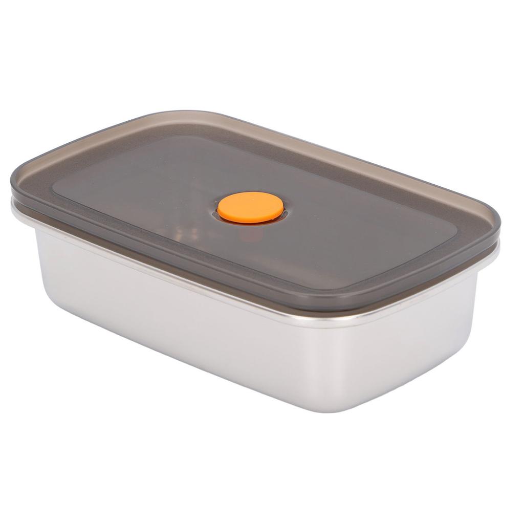 Food Storage Containers with Lids Airtight 304 Stainless Steel and PP Stackable Metal Food Containers for Meal Prep