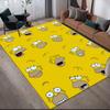 Homer Simpson Flannel Printed Carpet, Home Sofa Decoration for Living Room & Bedroom, Non‑Slip Play Flannel Floor Mat for Game Room